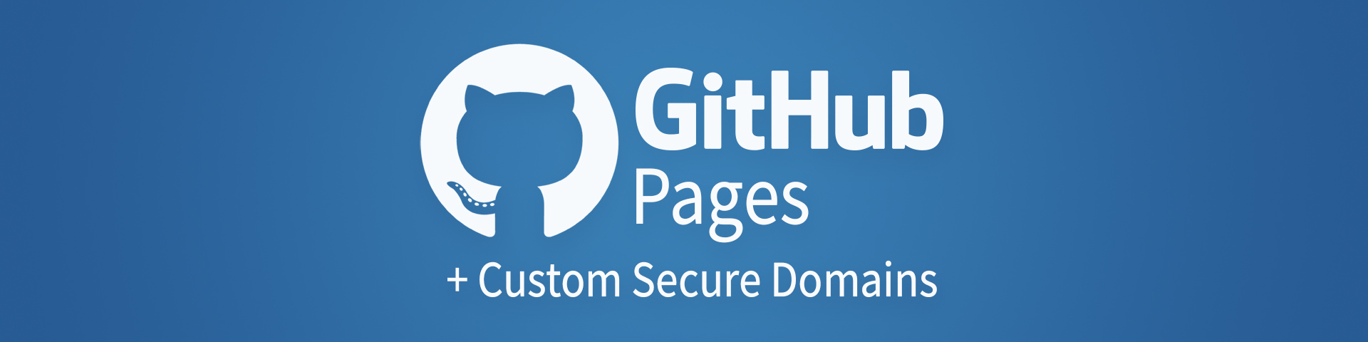 Custom secure domains with GitHub Pages