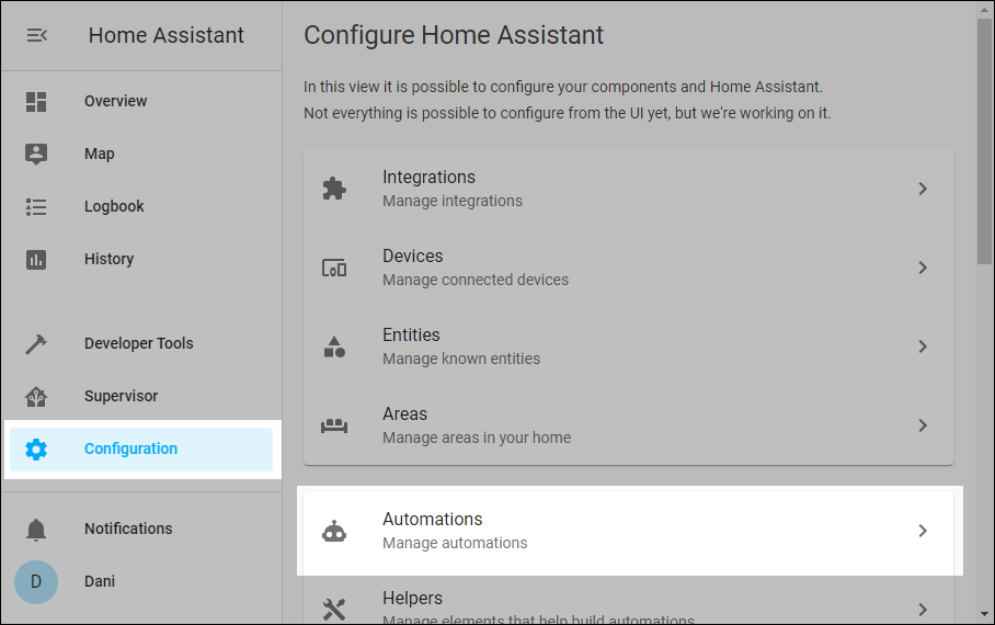 Home Assistant Automations