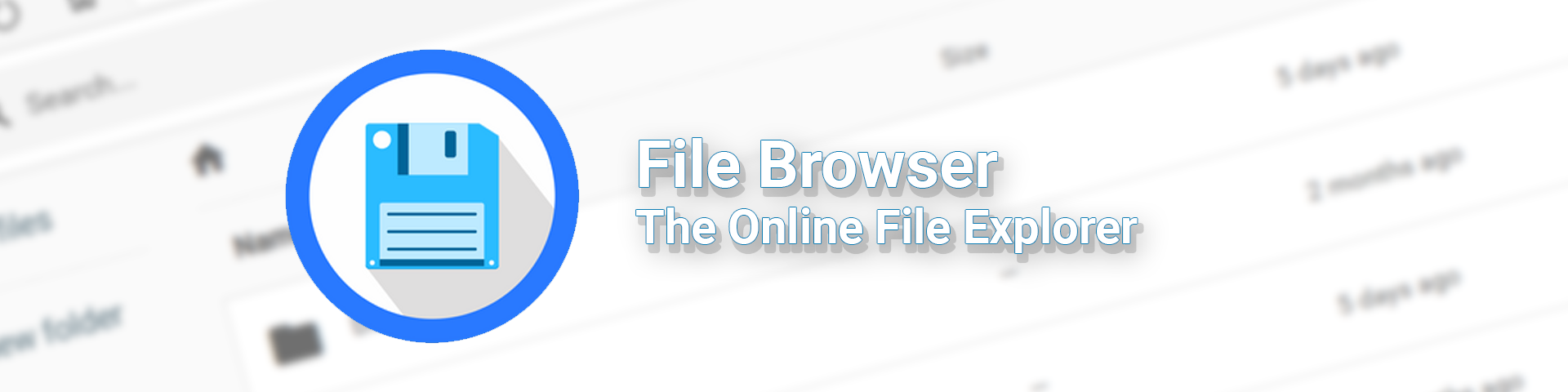 Online file browser for your server