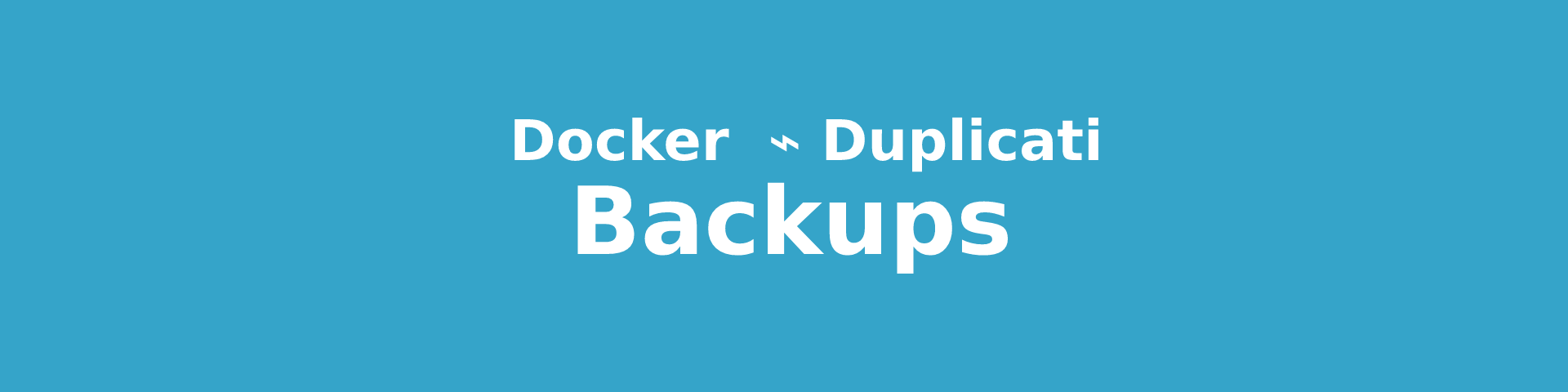 Backups towards Docker