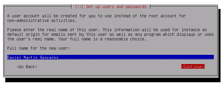 basic user fullname
