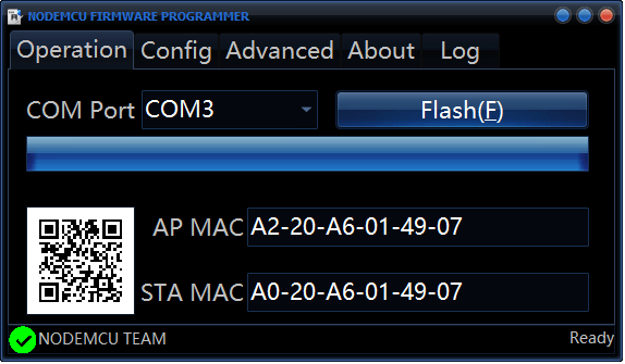 NodeMCU Flasher Operation